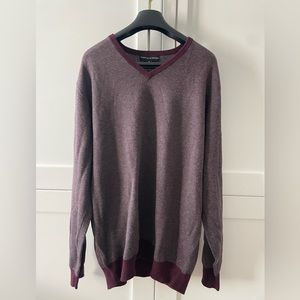 Finshley Harding Silk-Cotton-Cashmere Men's Sweater - XL